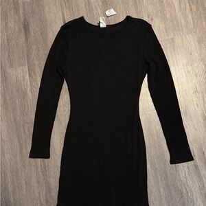 Windsor Black Long Sleeve Dress